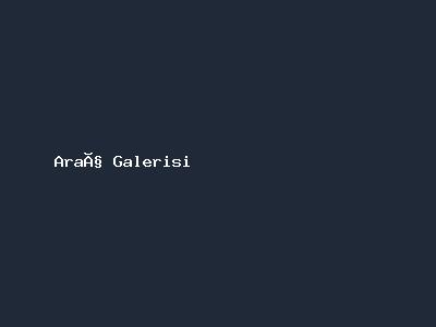 Araç Galerisi Sistemi